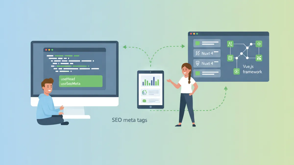 Nuxt 4 SEO e Meta Tag nel 2026: useHead, useSeoMeta e Domande da Colloquio