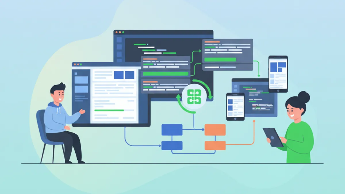 Advanced Vue 3 composables showing reusable patterns and Composition API architecture