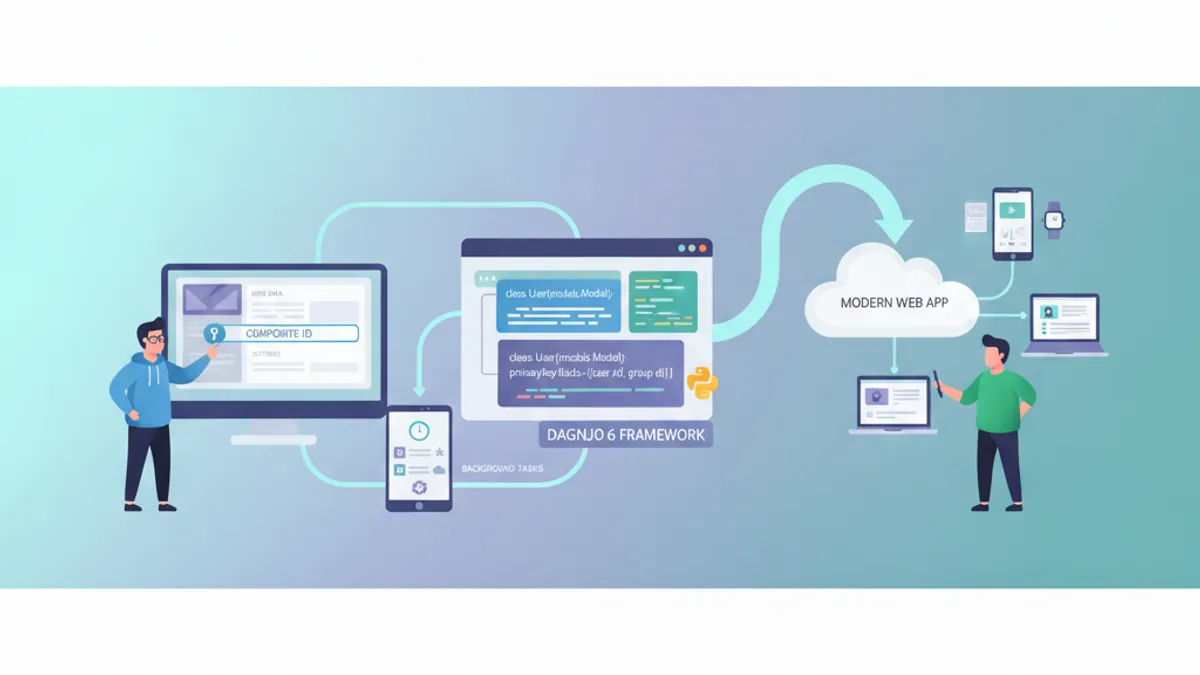 Django 6 composite primary keys and background tasks tutorial