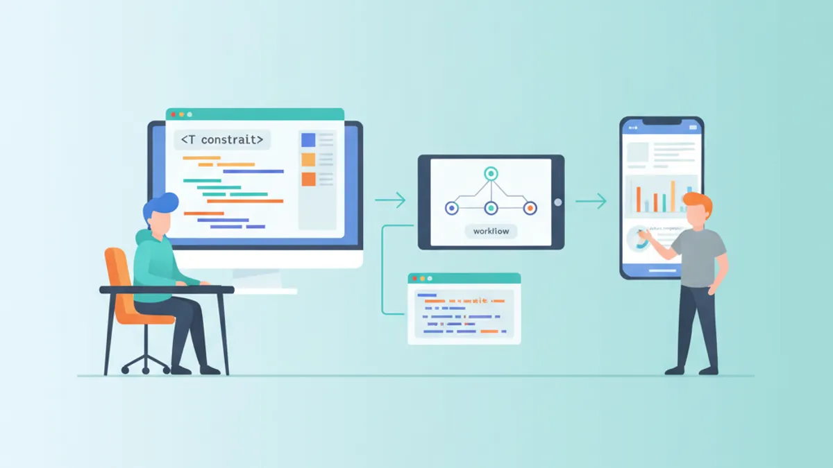 Sơ đồ type parameters và constraints trong Go generics