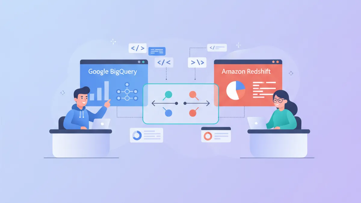 Google BigQuery vs Amazon Redshift cloud data warehouse comparison