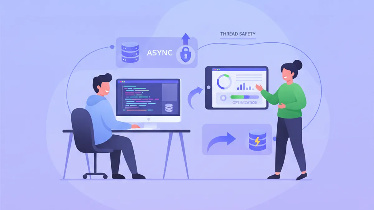 DbContext lifetime and thread safety patterns in ASP.NET Core async operations