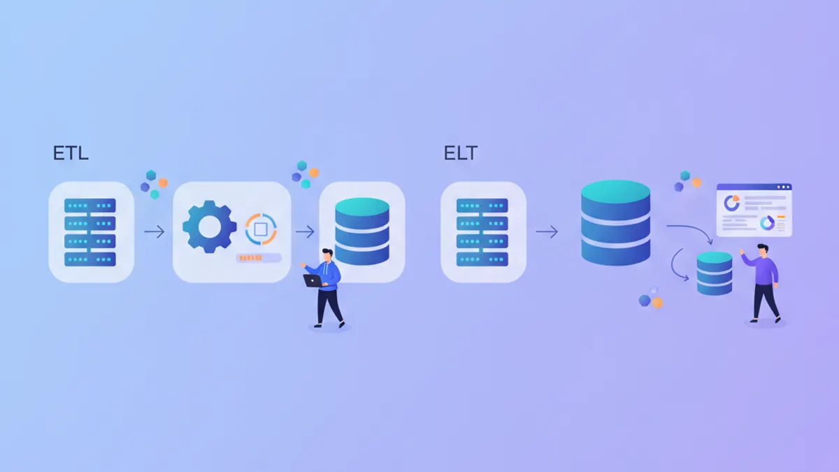 ETL vs ELT Data Pipeline Architectuur Vergelijking