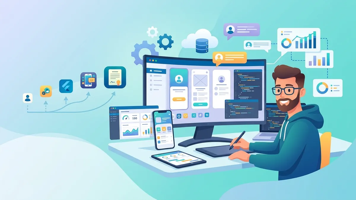 Pekerjaan Freelance Developer Flutter 2026: Tempat Mencari Kontrak, Tarif Harian, dan Cara Persiapan