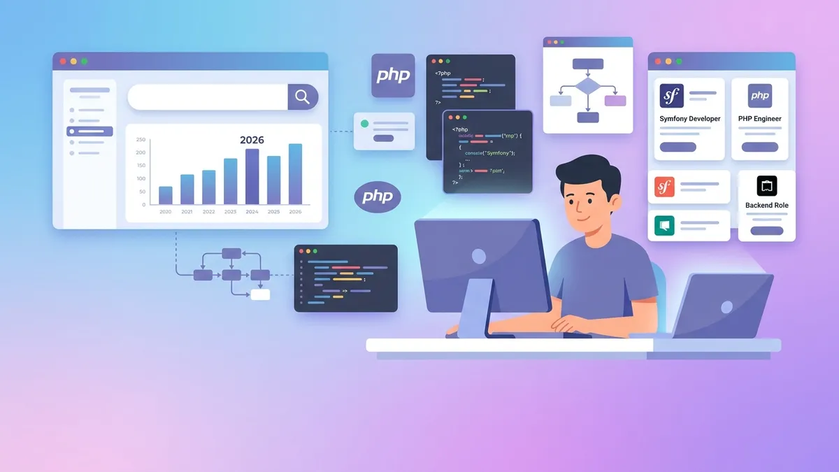 Lowongan Symfony Developer 2026: Tempat Mencari, Kisaran Gaji, dan Cara Mempersiapkan Diri